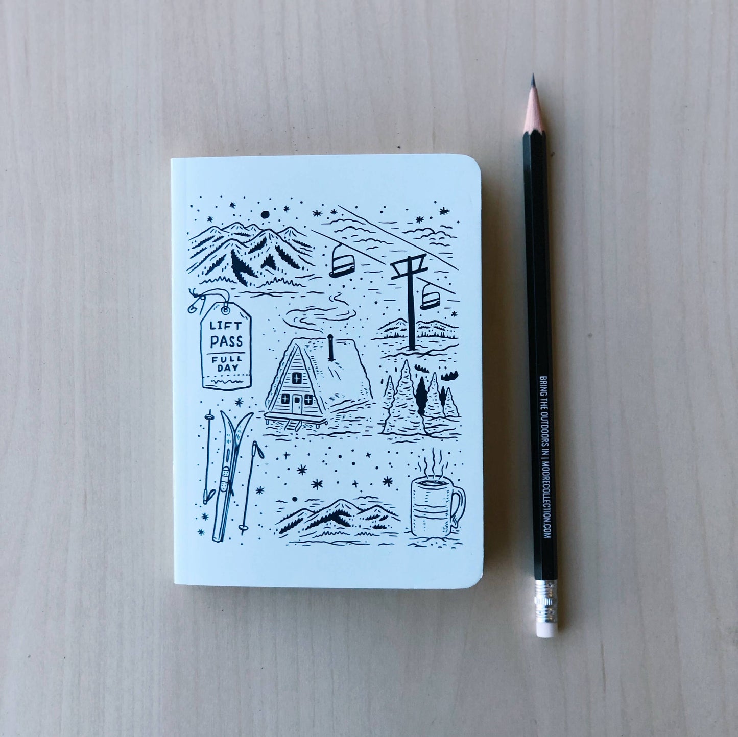 Mini Ski Days Notebook